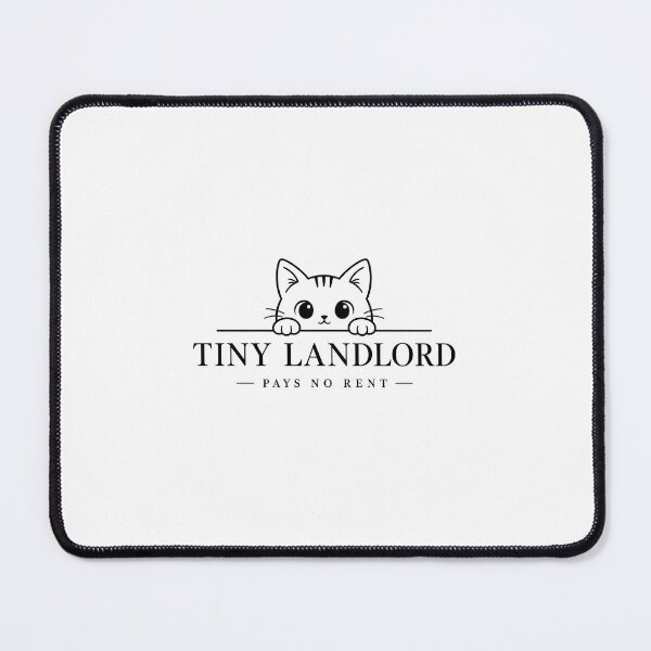 Item preview, Minimal Tiny Landlord Cat designed and sold by Wayward Thought Studio.