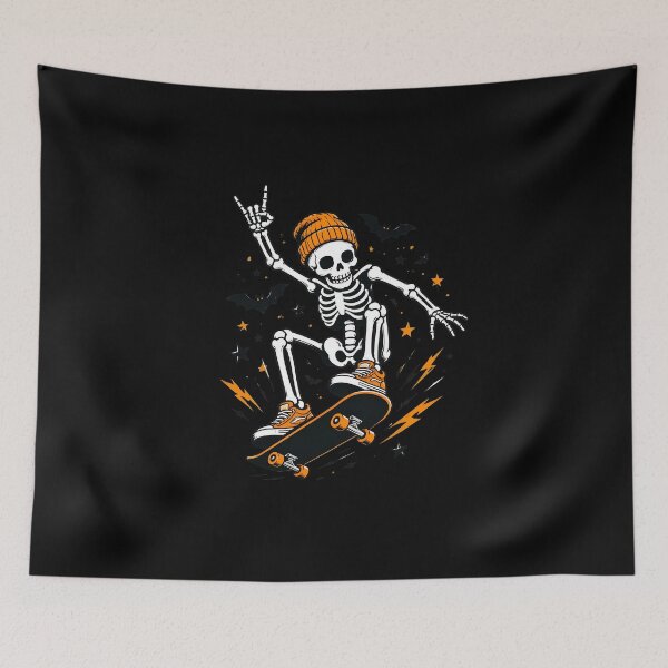 Item preview, Funny Spooky Skeleton Dance Party Halloween designed and sold by felixpalette.