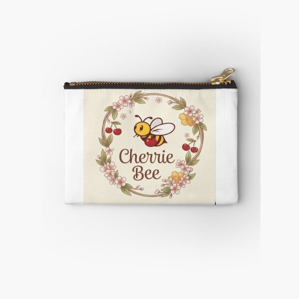 Item preview, ​Cute Kawaii Cherrie Bee Nectar Flower Wreath Illustration designed and sold by CherrieBee.