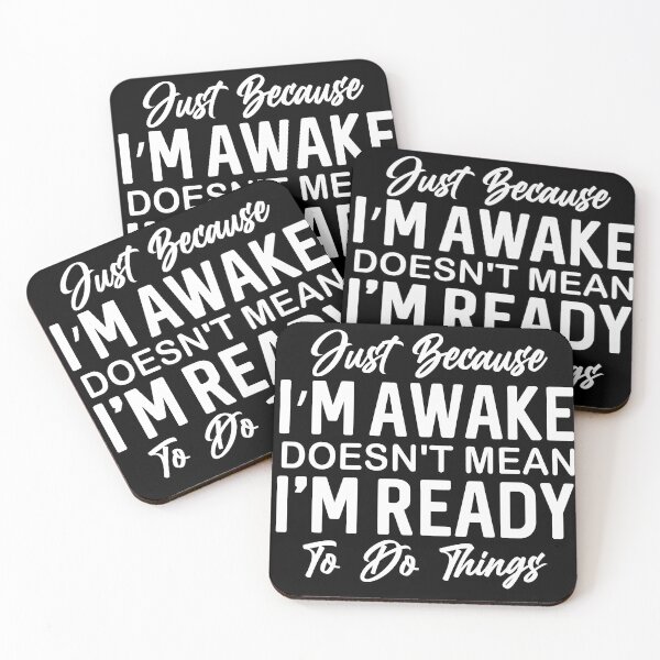 Item preview, Just Because I'm Awake designed and sold by nasr-say.