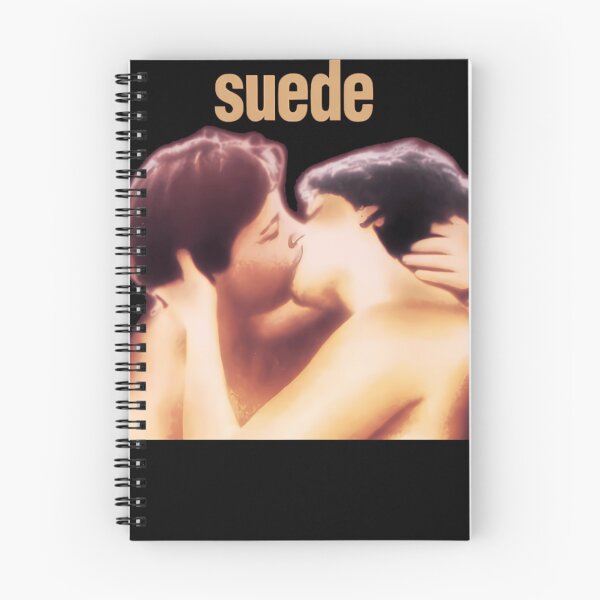 Item preview, Suede Britpop Romantic Couple Kissing designed and sold by OddOwlOutlet.