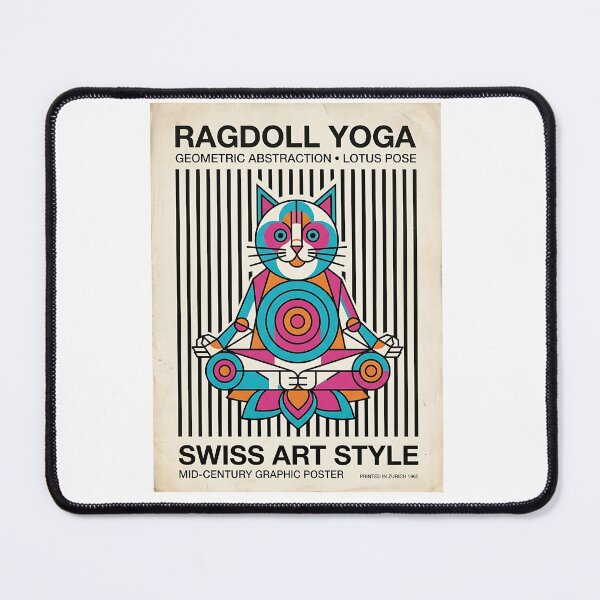 Item preview, Ragdoll Cat Yoga Zen Master designed and sold by PictoVibe.