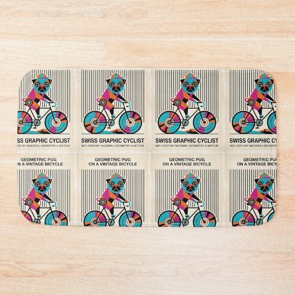 Item preview, Pug Vintage Bicycle Ride designed and sold by PictoVibe.