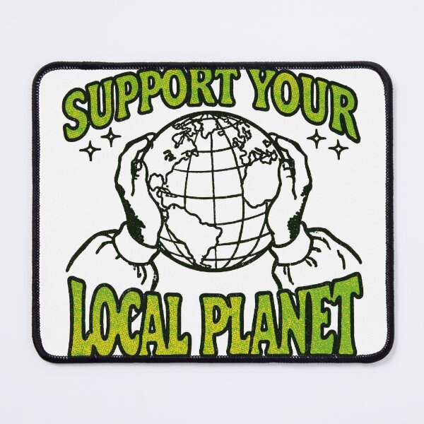 Item preview, Support Your Local Planet designed and sold by GrooveAndGlow.