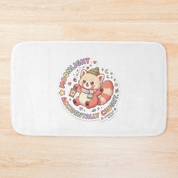 Item preview, Red Panda – Kawaii "Moonlight Accidentally Caught" Sticker designed and sold by Chipkooo.