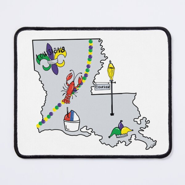 Item preview, Louisiana state  designed and sold by Izzy’s Pure Paws & Co..