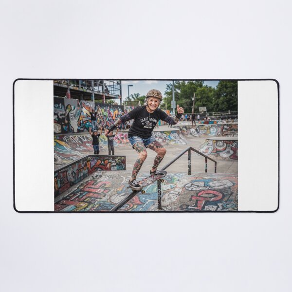 Item preview, Granny Grandma Senior Skateboarder designed and sold by Home Decor Art.