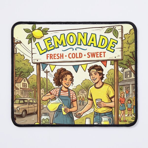 Item preview, Vintage Lemon Stand Poster designed and sold by SaltCraft.
