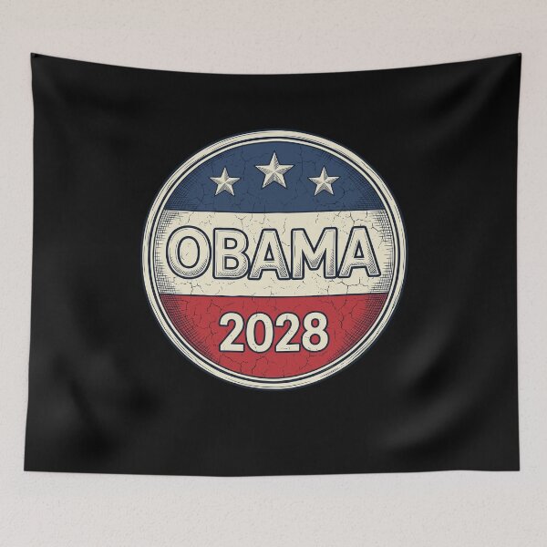Artikelvorschau, Obama 2028 Wahlkampfkreis Retro Politische Wahlunterstützung entworfen und verkauft von ZephyrCove.