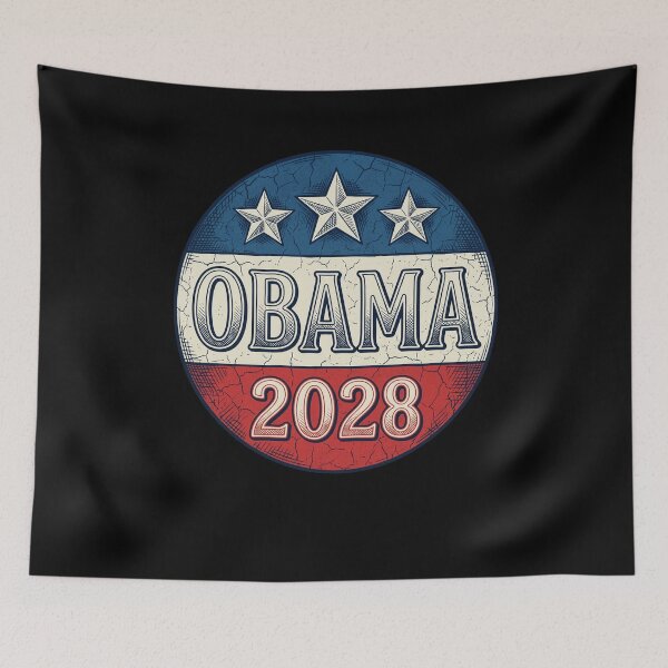 Artikelvorschau, Obama 2028 Wahlkampfkreis Retro Politische Wahlunterstützung entworfen und verkauft von ZephyrCove.