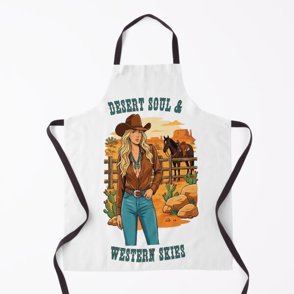 Item preview, Desert Soul & Western Skies - Blonde Cowgirl with Turquoise Jewelry designed and sold by ScenicRoute66.