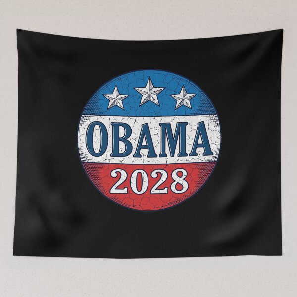 Artikelvorschau, Obama 2028 Wahlkampfkreis Retro Politische Wahlunterstützung entworfen und verkauft von ZephyrCove.