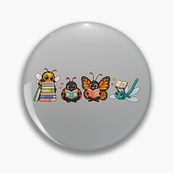 Item preview, Little Book Bugs – Cute Insect Reading Club designed and sold by NinaCreator.
