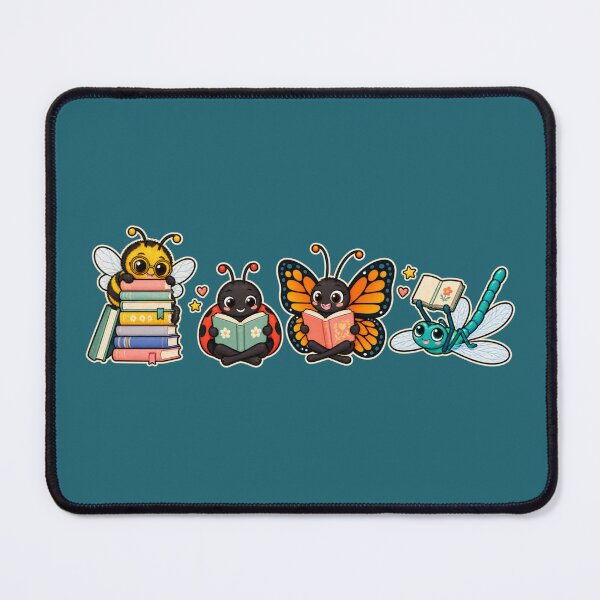 Item preview, Little Book Bugs – Cute Insect Reading Club designed and sold by NinaCreator.