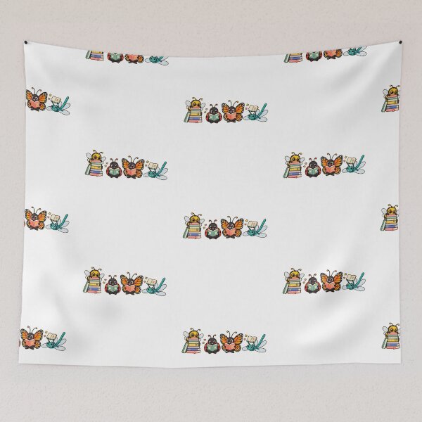 Item preview, Little Book Bugs – Cute Insect Reading Club designed and sold by NinaCreator.