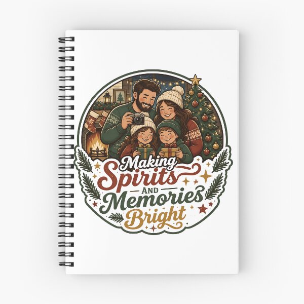 Item preview, Making Spirits And Memories Bright Christmas Family Holiday Gift designed and sold by KristenosNehk.