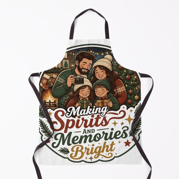 Item preview, Making Spirits And Memories Bright Christmas Family Holiday Gift designed and sold by KristenosNehk.