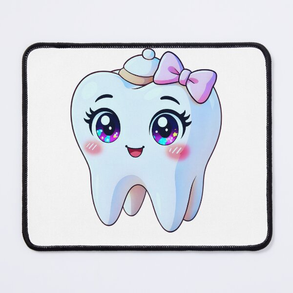 Item preview, Cute Kawaii Tooth – Adorable Smiling Tooth designed and sold by Bonasates.