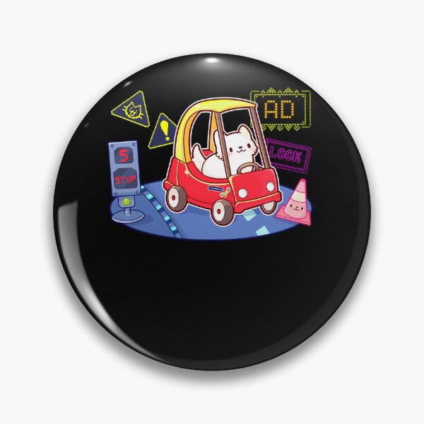 Item preview, White Dog Driving a Toy Car designed and sold by NourmasDesigns.