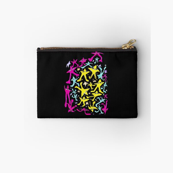 Item preview, Quirky Neon Star Characters Pattern designed and sold by NourmasDesigns.