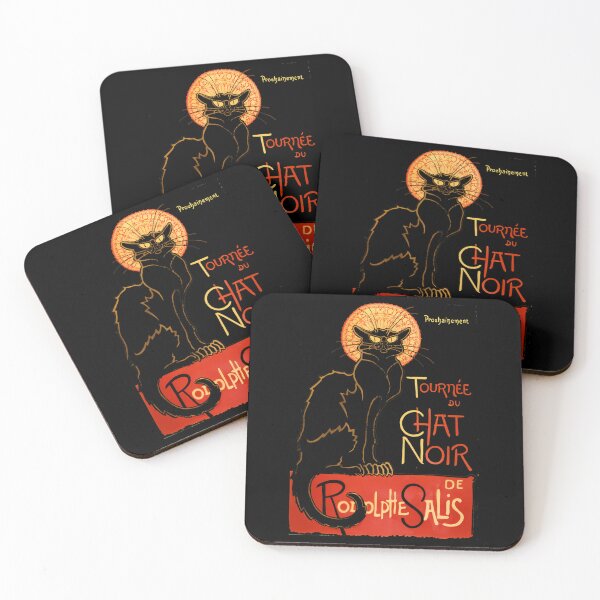 Aperçu de l'œuvre Chat noir bohème et cabaret créée et vendue par NourmasDesigns.
