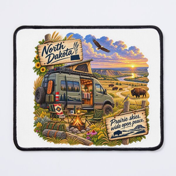 Item preview, North Dakota Van Life designed and sold by Whimspired By Paxx.