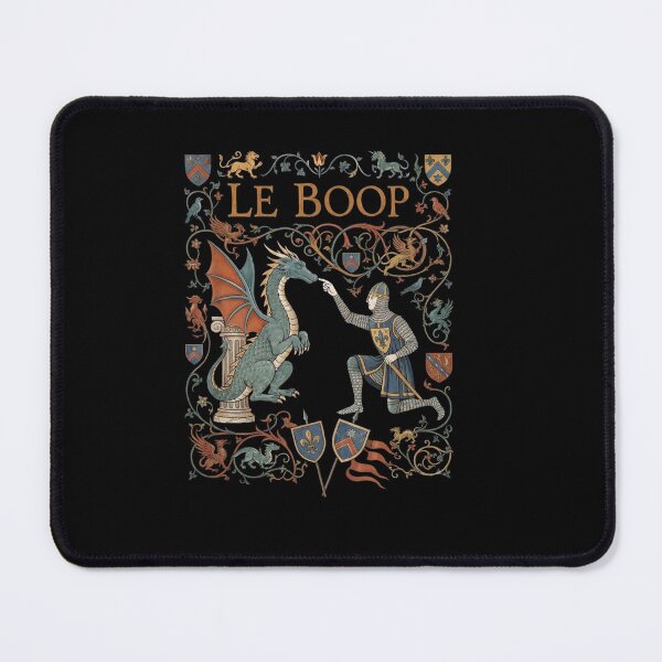 Item preview, Le Boop Medieval Knight and Dragon Funny Fantasy Design designed and sold by Ostericaimusa.