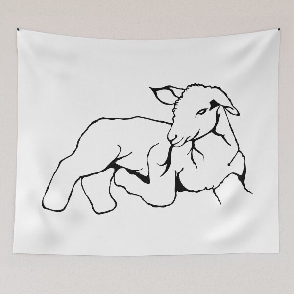 Item preview, God's Lamb Pen & Ink designed and sold by Azadi-Tree.