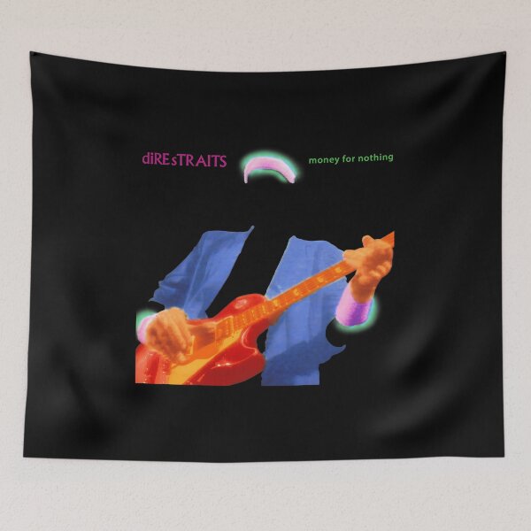 Item preview, 80s Vibe Guitar Player Retro direstraits designed and sold by saresublete.