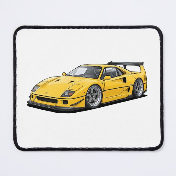 Item preview, Ferrari F40 Cartoon designed and sold by ToonMyRide.