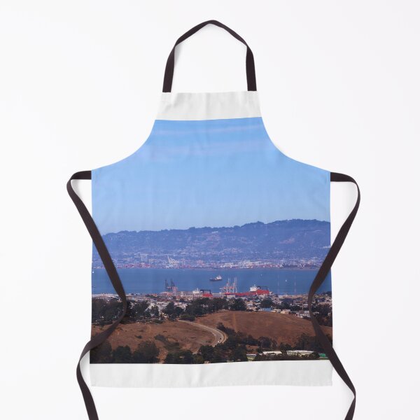 Item preview, Serene Bay & Cityscape with Distant Hills designed and sold by Phakade's Photos.