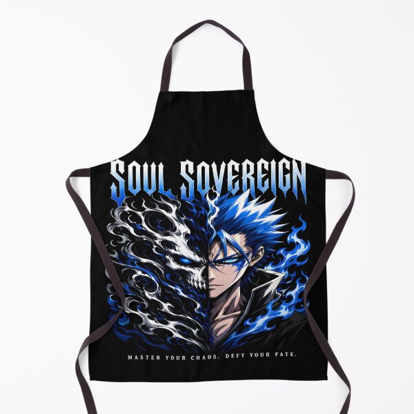 Item preview, Soul Sovereign-Skull Dual Face -Blue Energy Gothic Illustration designed and sold by TTdesigns123.