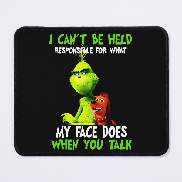 Item preview, Christmas I Cant Be Held Responsibles Grinch Face designed and sold by RakeshPatelArt.