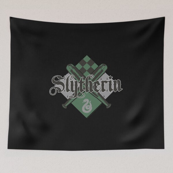 Item preview, HP Slytherin Quidditch Bats Cross Comfort Colors Crop Top designed and sold by darceytluleeqfu.