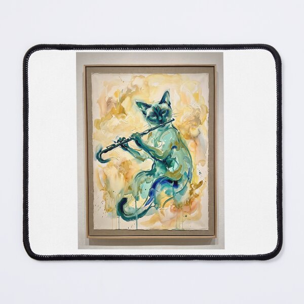 Item preview, Siamese Cat Flute Music Dream designed and sold by PictoVibe.