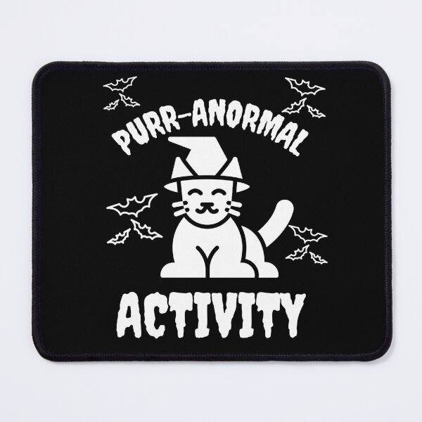 Item preview, Purr-Anormal Activity Funny Halloween designed and sold by BejcarGraphics.