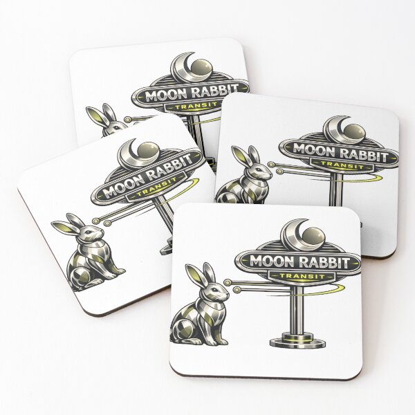 Item preview, Chrome Neo Deco Moon Rabbit Transit Aliencore Graphic designed and sold by TheRealTaria.