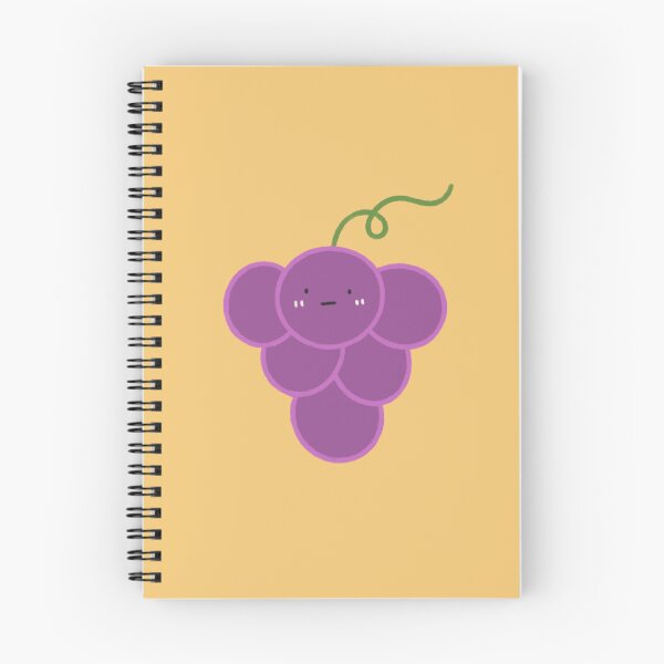Item preview, Cute Grape Fruit Character with Happy Face designed and sold by bySunnieStudio.