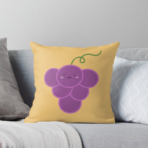 Item preview, Cute Grape Fruit Character with Happy Face designed and sold by bySunnieStudio.