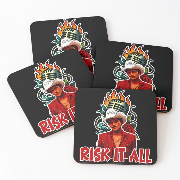 Item preview, Risk It All Inspired Country Music Design designed and sold by ChanceQuigle.