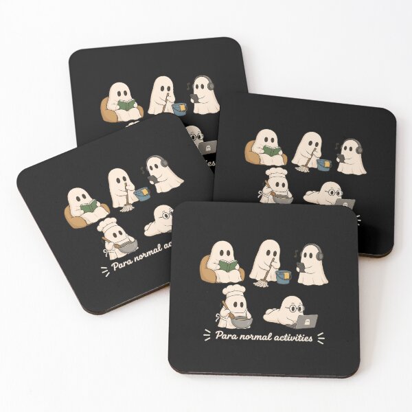 Item preview, Actividades paranormales Juego de palabras de fantasmas Halloween designed and sold by felixpalette.