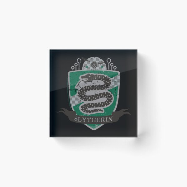 Item preview, HP Slytherin Quidditch Distressed Shield designed and sold by darceytluleeqfu.