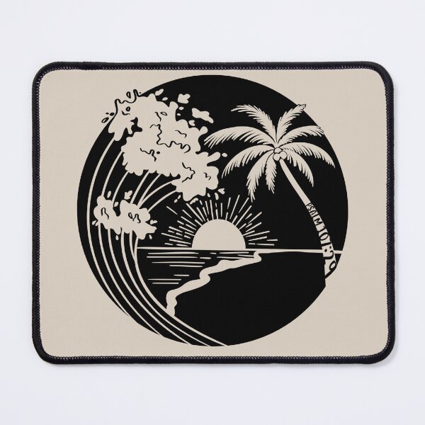 Item preview, Tropical Psalms 107:29 Bible Verse (black) designed and sold by Doodloom.