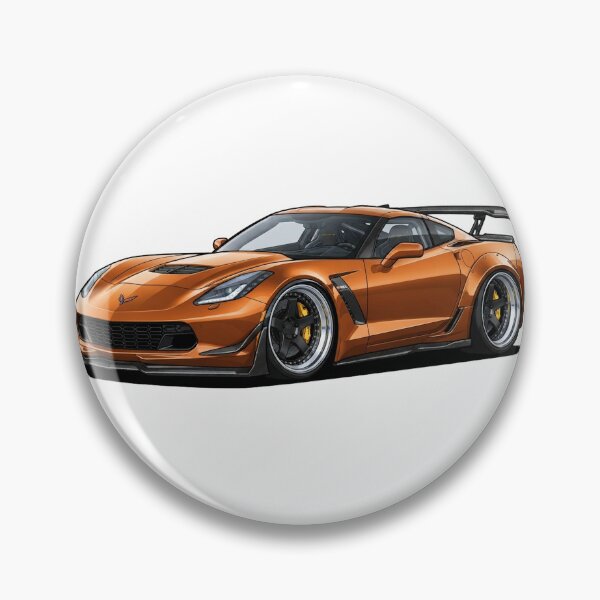 Item preview, Z06 Corvette Cartoon designed and sold by ToonMyRide.