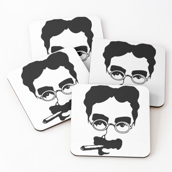 Aperçu de l'œuvre Groucho Marx drôle créée et vendue par Foxintheloart.