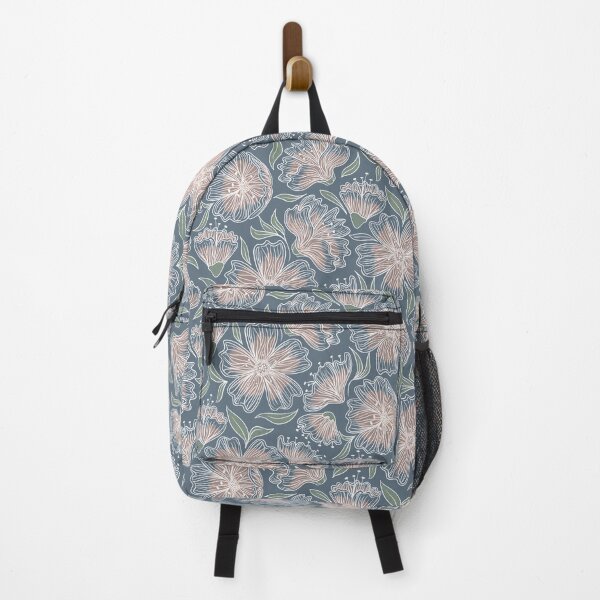 Item preview, Sketched Flowers (blue pink) designed and sold by Doodloom.