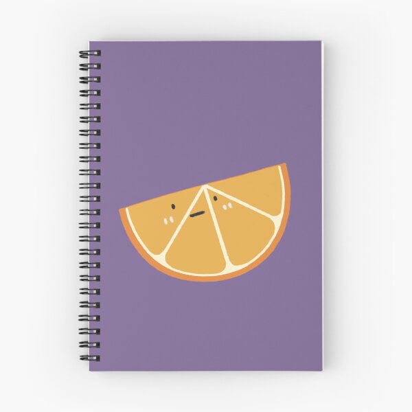 Item preview, Cute Orange Slice Character with Happy Face designed and sold by bySunnieStudio.