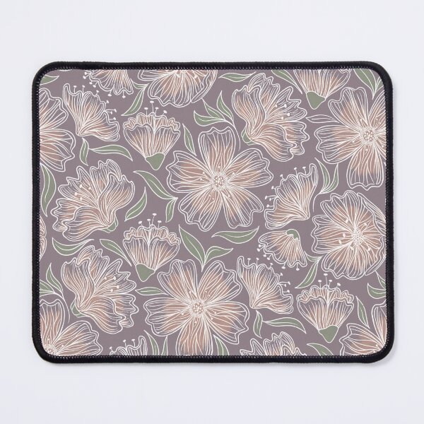 Item preview, Sketched Flowers (pink purple) designed and sold by Doodloom.