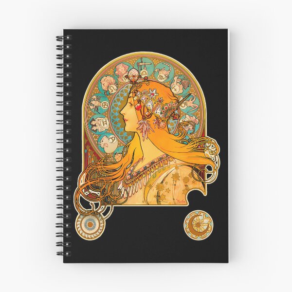 Item preview, Nouveau Zodiac Astrological Woman designed and sold by OMEGA10.