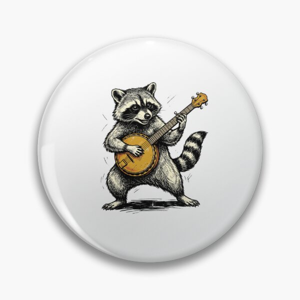 Item preview, Vintage Banjo Raccoon Musician   designed and sold by Nikolausgage.